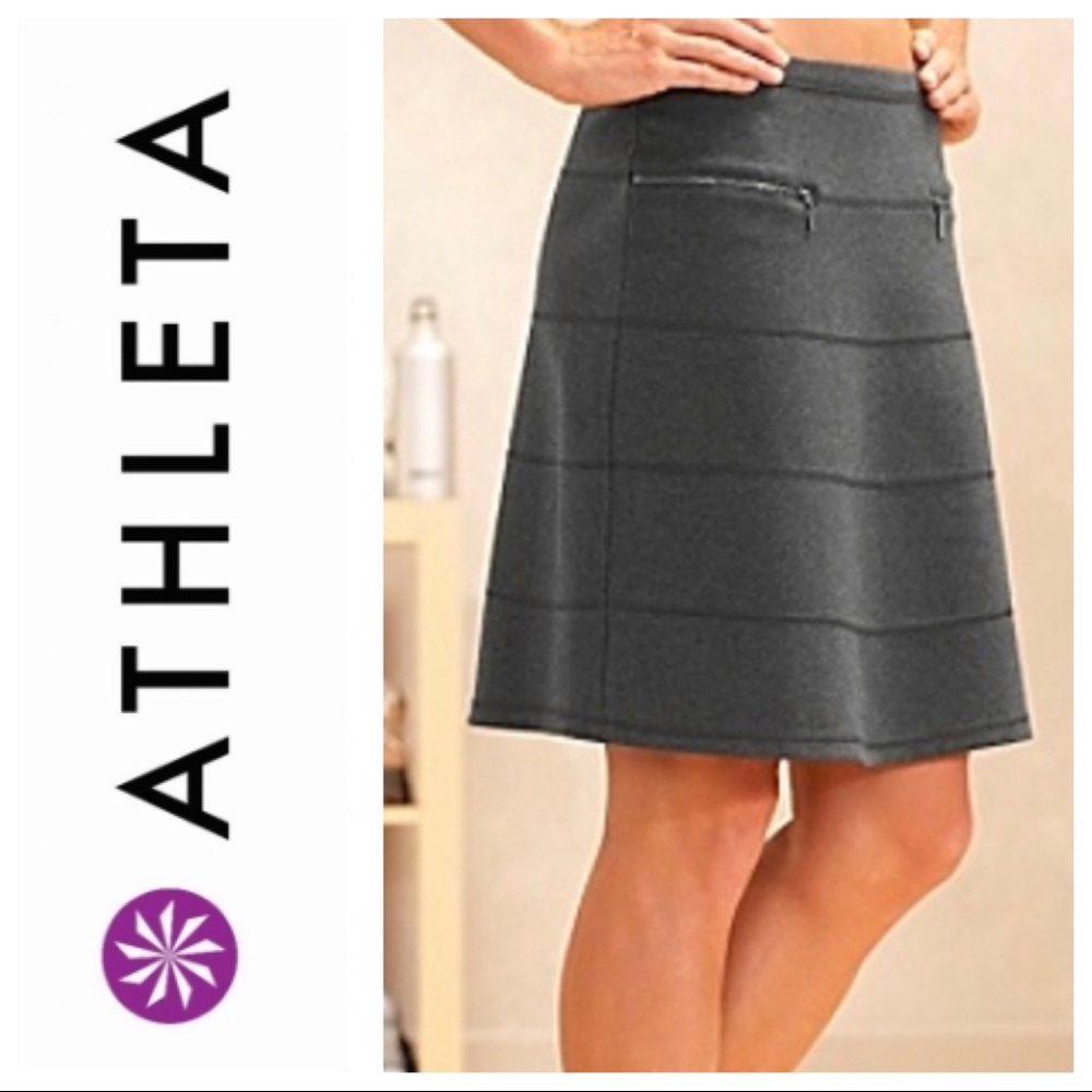 Athleta gray skirt